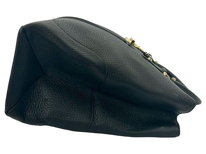 Schwarze Leder-Tote von Gucci - Ansicht 6