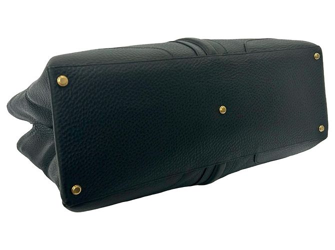 Schwarze Leder-Tote von Gucci - Ansicht 7