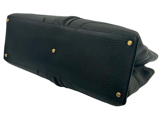 Schwarze Leder-Tote von Gucci - Ansicht 8