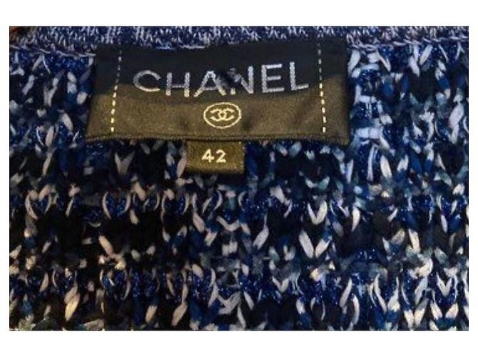 Cambon Chanel Blue Wool Jacket - view 9