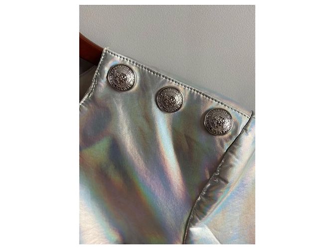 Abito Balmain Argento Riflettente - vista 4