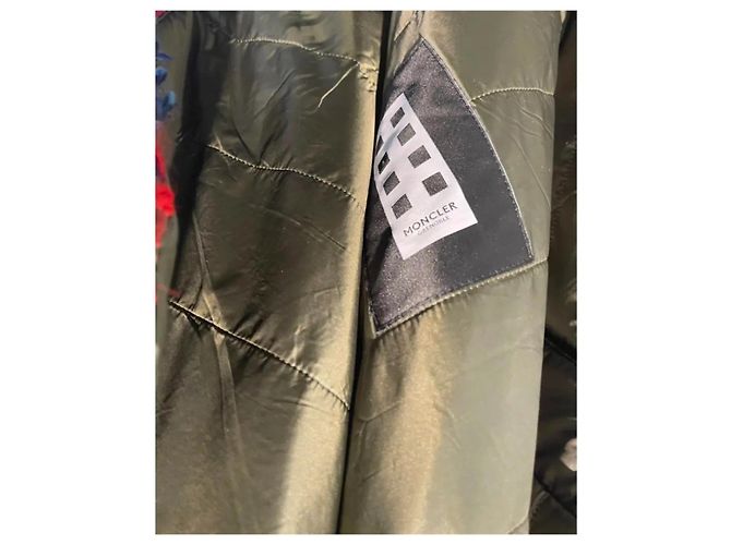 Moncler Grenoble Cape aus Schurwolle Mehrfarben - Ansicht 7