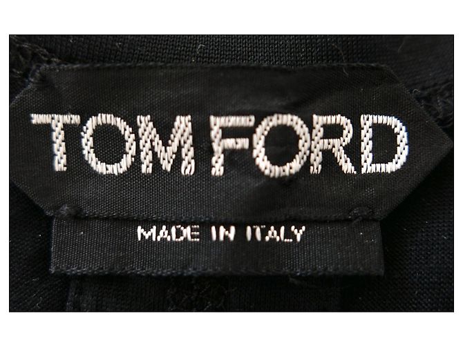 Canotta in jersey di seta con schiena a corsetto Tom Ford Nero - vista 5