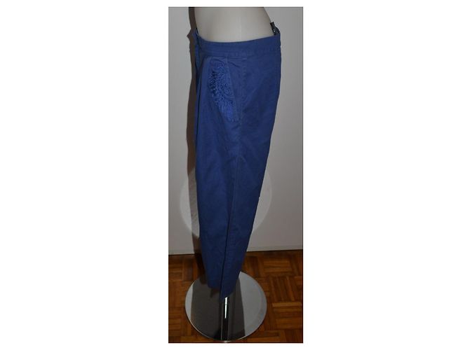 Pantalones cortos Matthew Williamson x H&M de algodón azul - vista 3