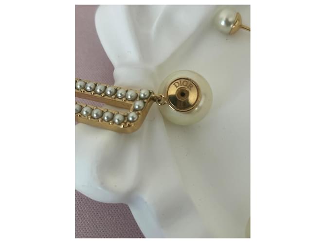 Orecchini Dior Tribales Oro e Perle Bianche D'oro - vista 5