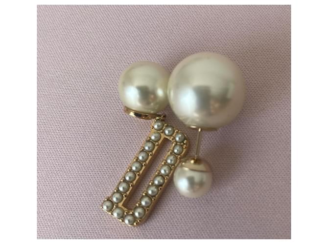 Orecchini Dior Tribales Oro e Perle Bianche D'oro - vista 6