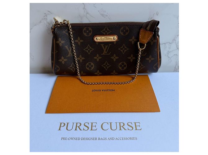 Borsa a tracolla Eva monogram di Louis Vuitton Marrone - vista 3