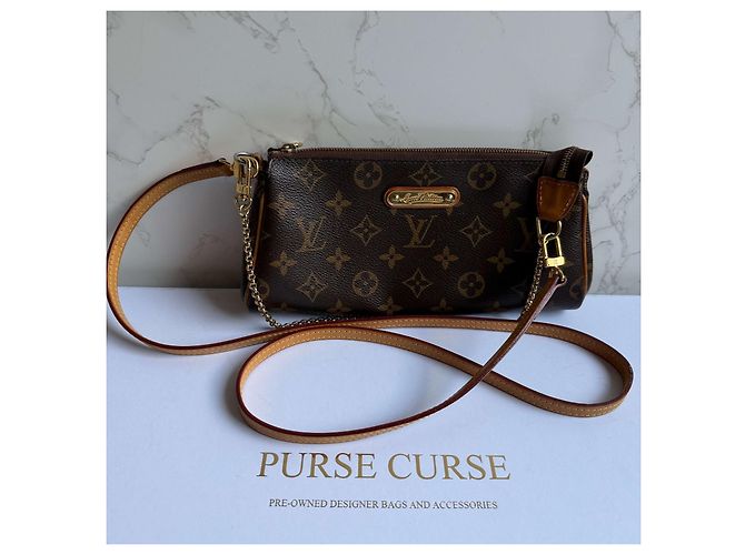 Borsa a tracolla Eva monogram di Louis Vuitton Marrone - vista 4
