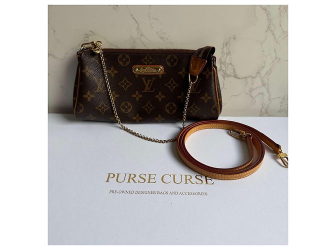 Borsa a tracolla Eva monogram di Louis Vuitton Marrone - vista 6
