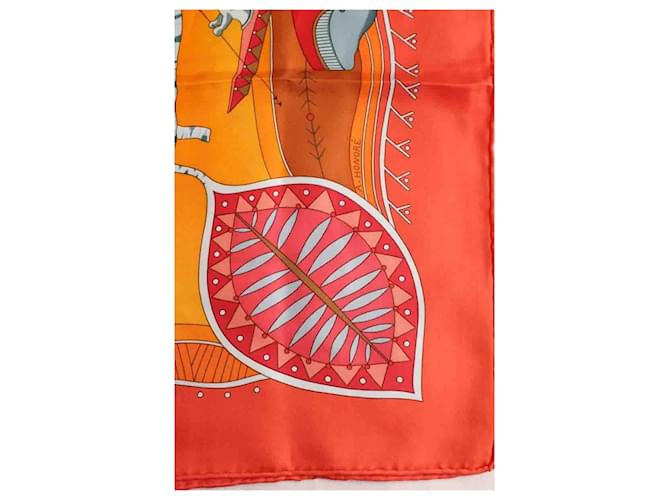 Aline Hermès Quadrato arancione - vista 4