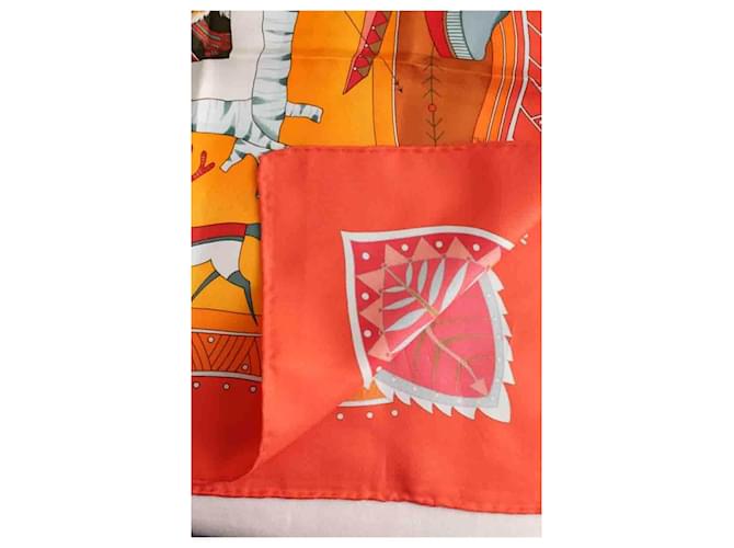 Aline Hermès Quadrato arancione - vista 5