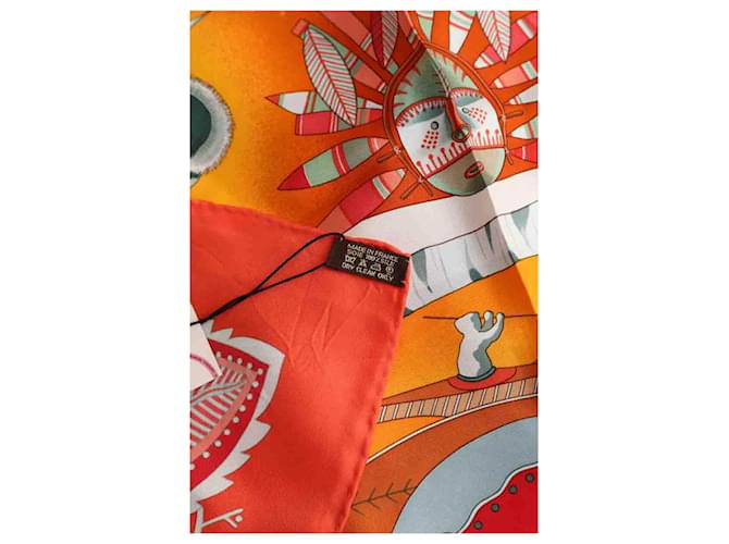 Aline Hermès Quadrato arancione - vista 8