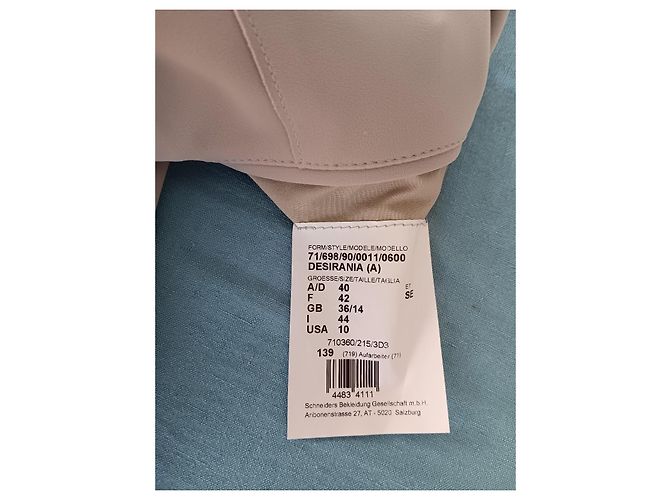 Autre Marque Blazer Acolchoado Cinza de Poliamida - vista 5