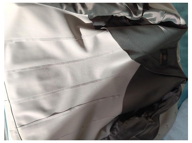 Autre Marque Blazer Acolchoado Cinza de Poliamida - vista 6