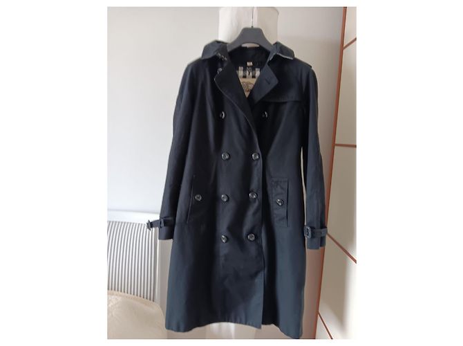 Burberry Trench coat com forro removível Preto - vista 3