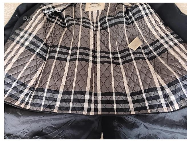 Burberry Trench coat com forro removível Preto - vista 5