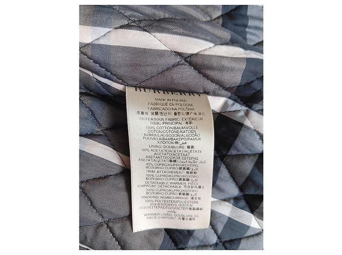 Burberry Trench coat com forro removível Preto - vista 9