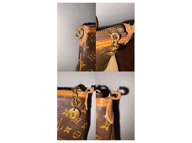 Borsa Louis Vuitton Monogram Palermo PM Marrone - vista 7
