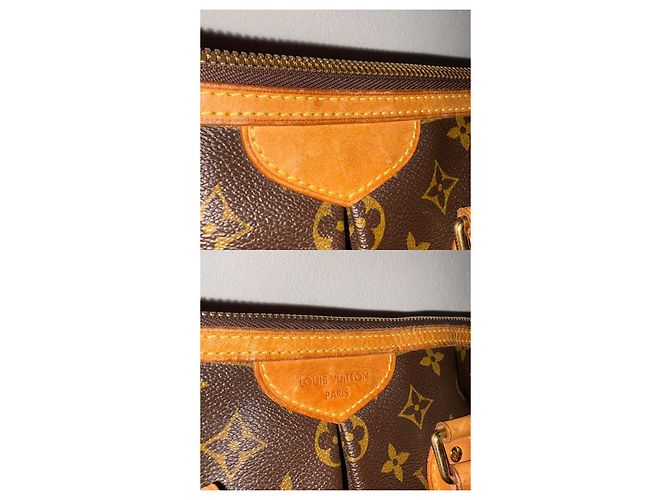 Borsa Louis Vuitton Monogram Palermo PM Marrone - vista 8