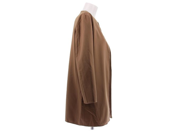 Jil Sander Giacca camel in cashmere Cammello - vista 3