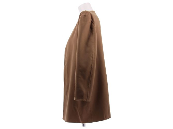 Jil Sander Giacca camel in cashmere Cammello - vista 4