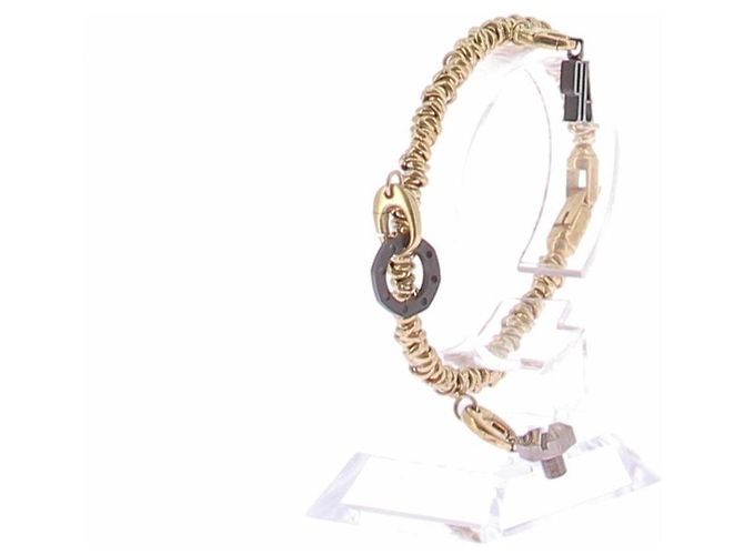 Audemars Piguet Pulseira dourada com charms - vista 5