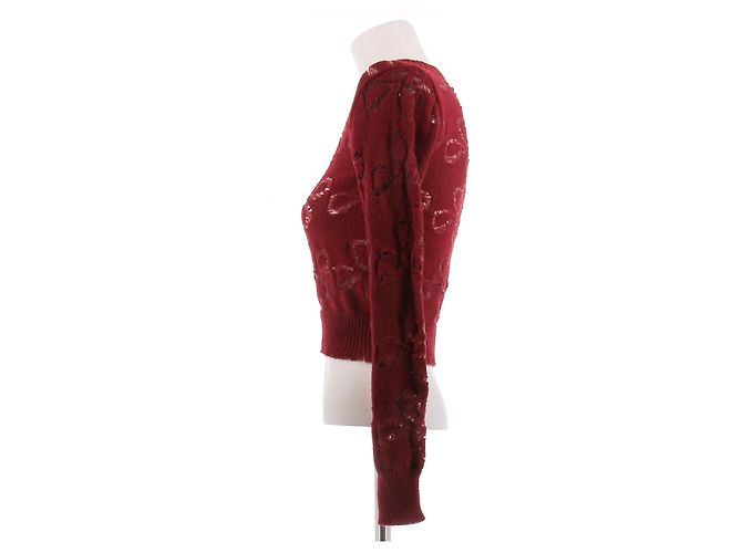 Suéter de lana rojo Comme Des Garcons Roja - vista 4