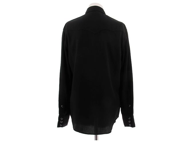 Camicia nera Yves Saint Laurent Nero - vista 2