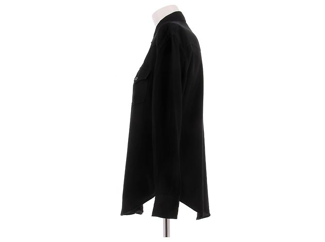 Camicia nera Yves Saint Laurent Nero - vista 4