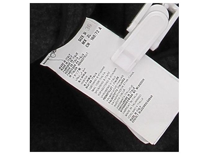 Miu Miu Abrigo de lana gris oscuro - vista 6