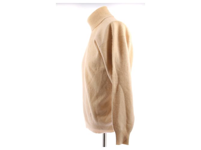 Yves Saint Laurent Suéter beige de cachemira - vista 4