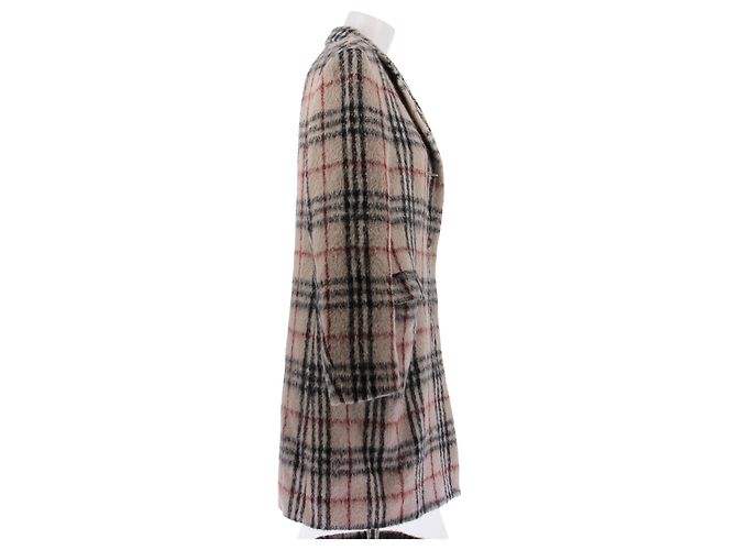 Burberry Abrigo de lana tartán - vista 3