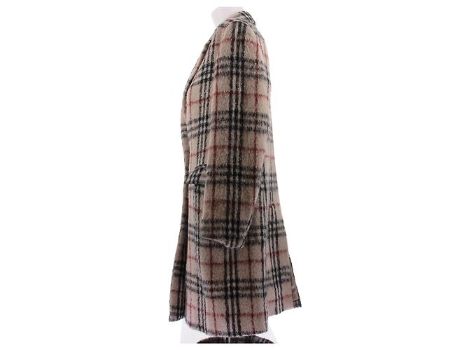 Burberry Abrigo de lana tartán - vista 4