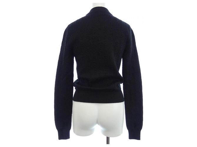 Blouson in misto cashmere Hermès 2E2201D3 Nero - vista 2