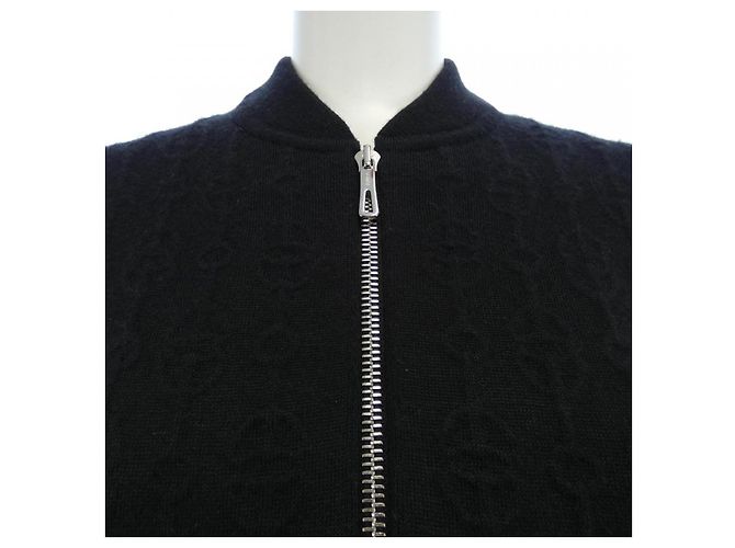 Blouson in misto cashmere Hermès 2E2201D3 Nero - vista 5