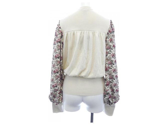 Tejido de mezcla de cachemira Louis Vuitton Rosa Beige - vista 2