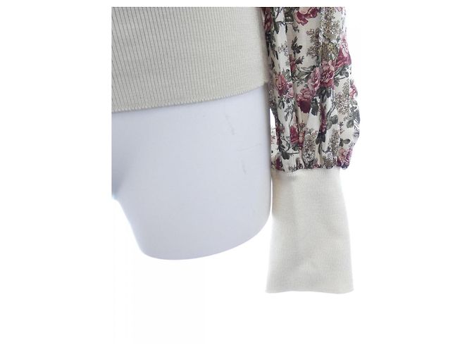 Tejido de mezcla de cachemira Louis Vuitton Rosa Beige - vista 7