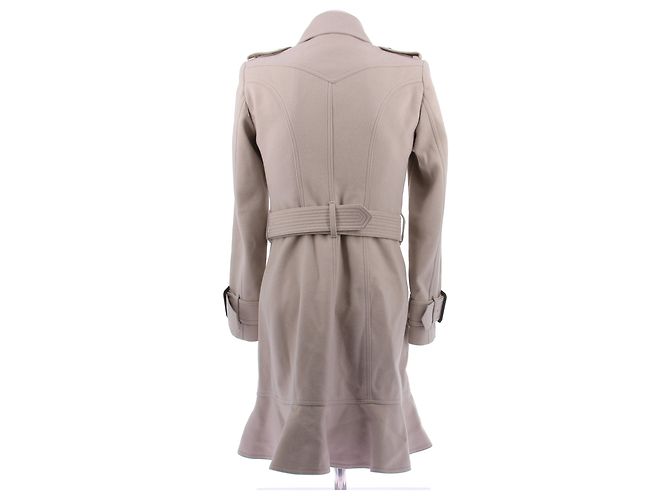 Burberry Trench in lana beige - vista 2