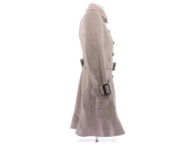 Burberry Trench in lana beige - vista 3
