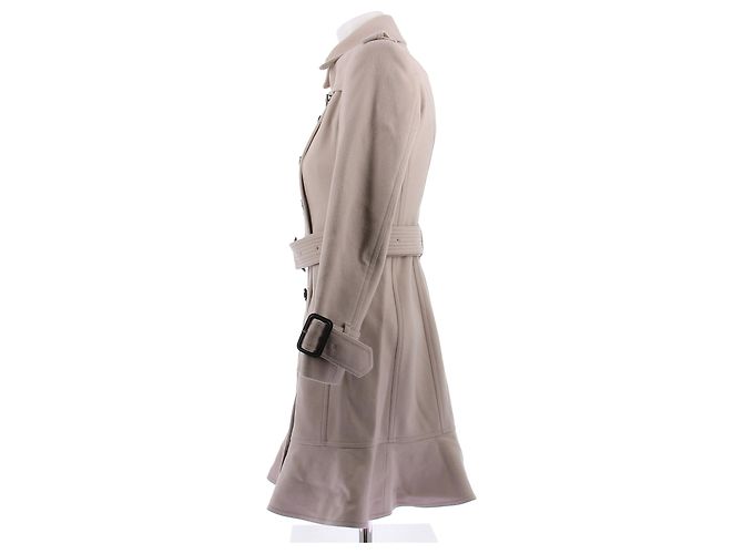 Burberry Trench in lana beige - vista 4