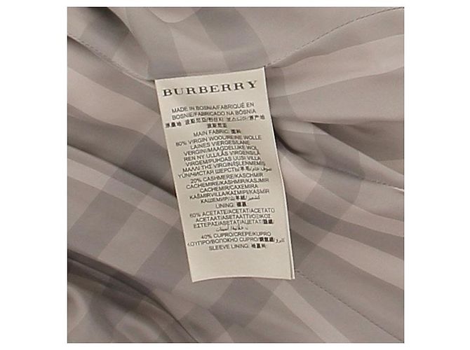 Burberry Trench in lana beige - vista 6