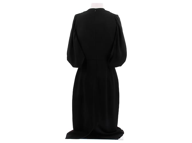 Prada Schwarzes langes Kleid - vista 2
