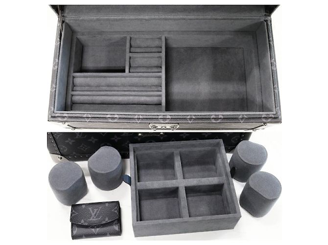 Schmuckbox Accessoires Monogram Eclipse Louis Vuitton M44127 Schwarz - Ansicht 2
