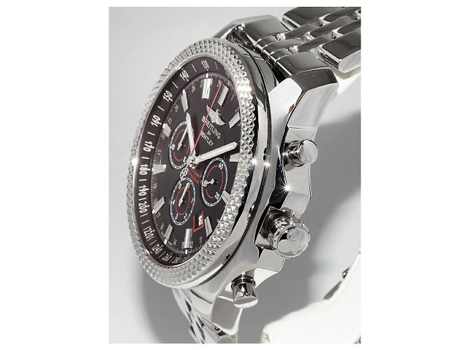 Orologio automatico Breitling Bentley quadrante nero A25368 - vista 4