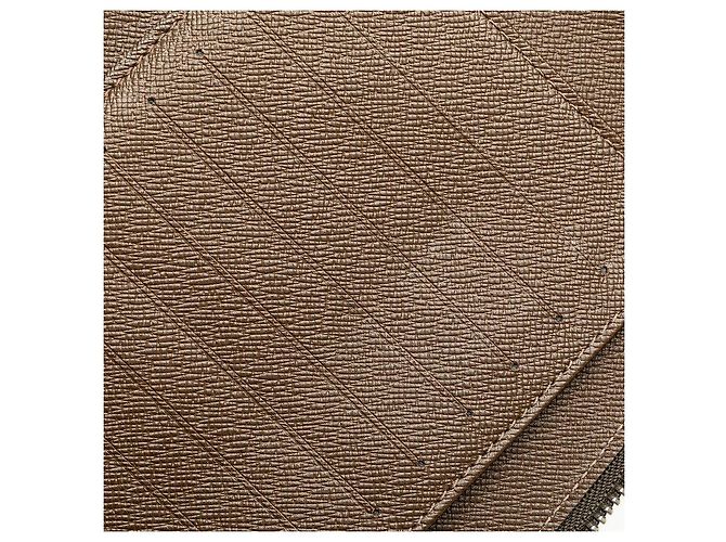 Portafoglio lungo Organizer Atoll Taiga Louis Vuitton Marrone - vista 4