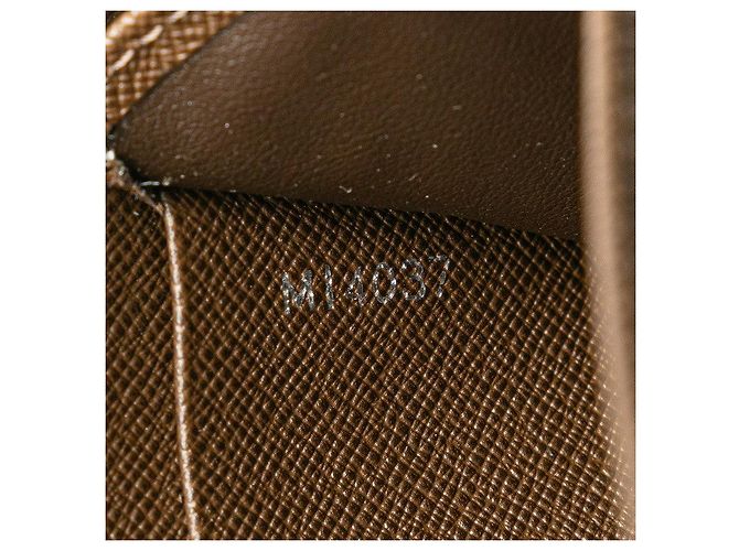 Portafoglio lungo Organizer Atoll Taiga Louis Vuitton Marrone - vista 9