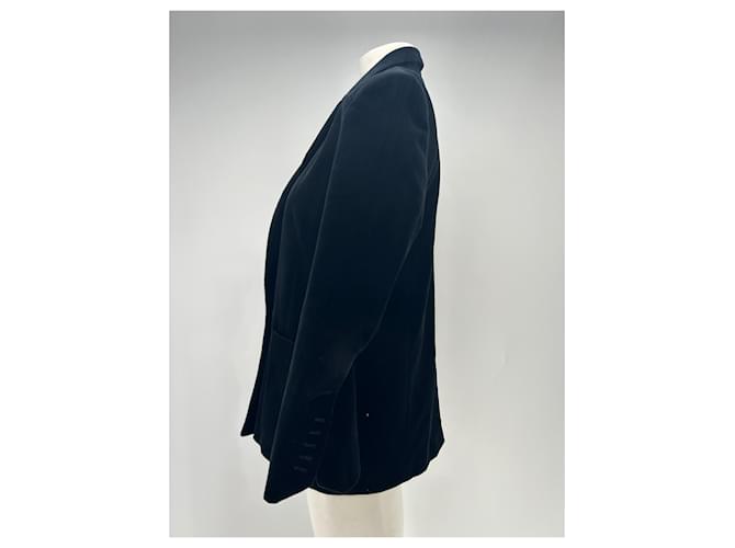 Zadig & Voltaire Schwarzer Samtblazer - Ansicht 4