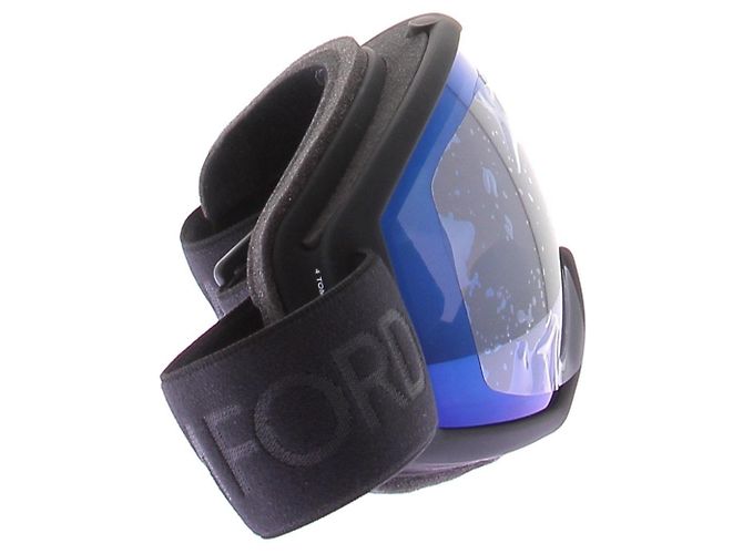 Máscara de esquí Tom Ford azul plástico - vista 3