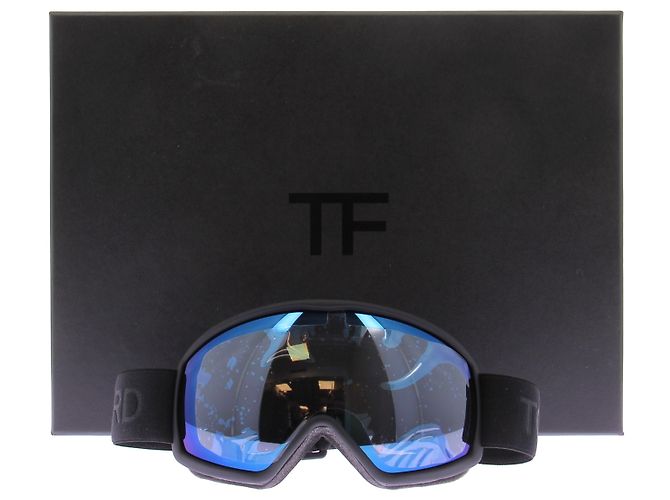 Máscara de esquí Tom Ford azul plástico - vista 7
