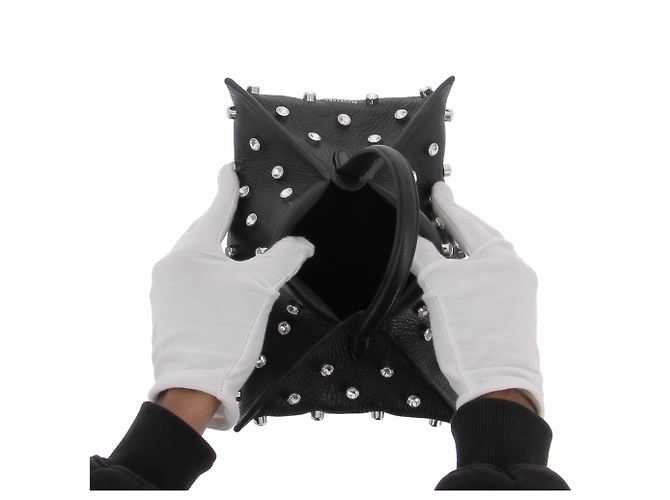 Altuzarra Borsa baguette "Origami" nera Nero - vista 6